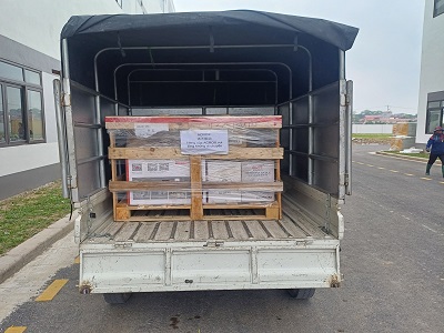 Xe tải chở Palet hàng đi Bắc Ninh