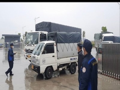 Xe tải chở hàng thuê KCN Yên Phong Bắc Ninh