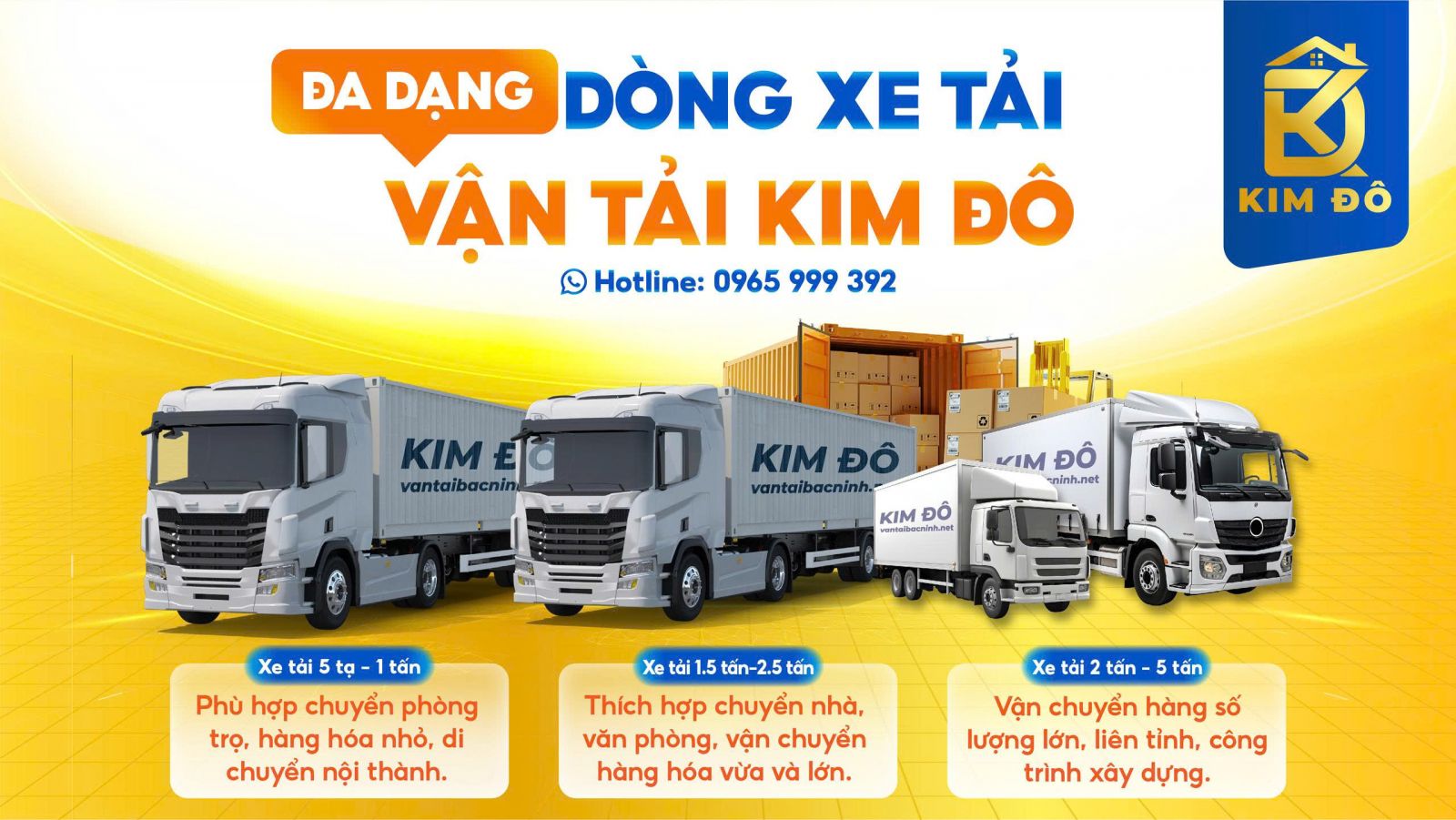 Xe tải vận tải kim đô